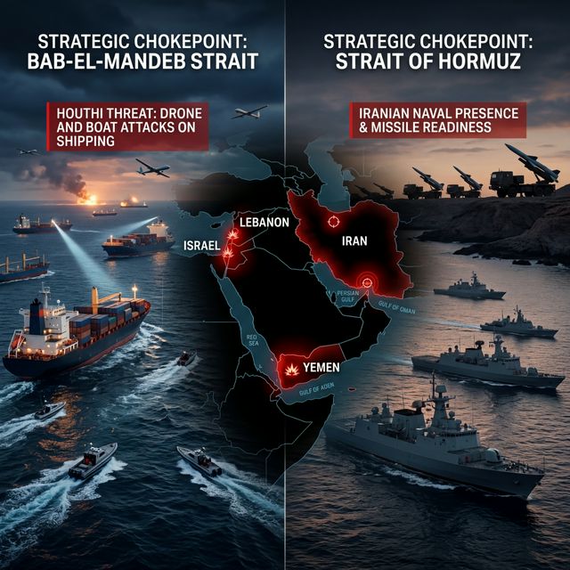 홍해 후티 반군 위협과 중동 정세